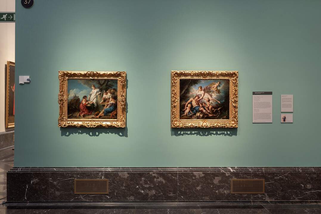Imagen de las obras en la sala 38 del Museo Nacional del Prado