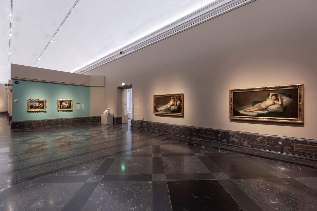 Imagen de las obras en la sala 38 del Museo Nacional del Prado