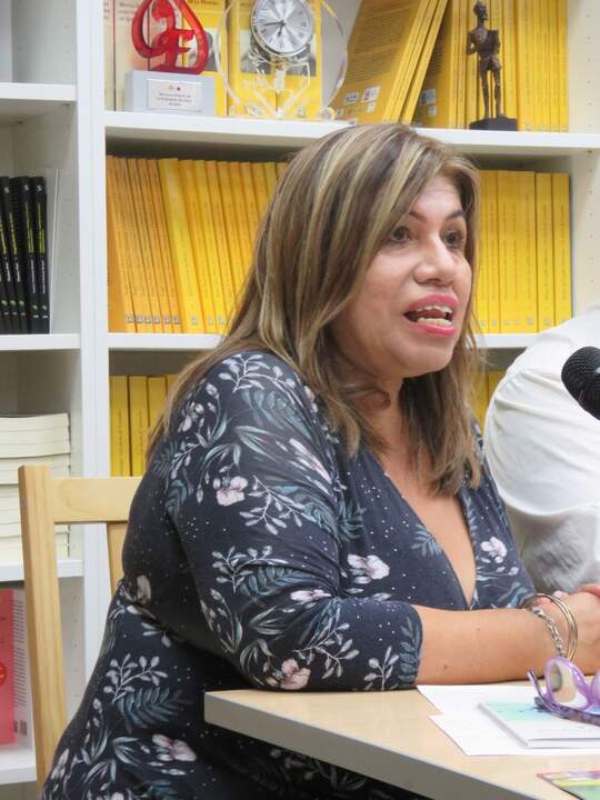 La escritora peruana Rocío Hervías