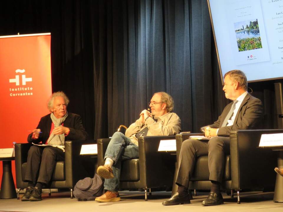 Francisco Gutiérrez Carbajo, Jon Juaristi y Rafael Rodríguez-Ponga