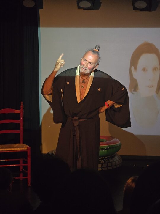 El actor L. Ramón García del Pomar