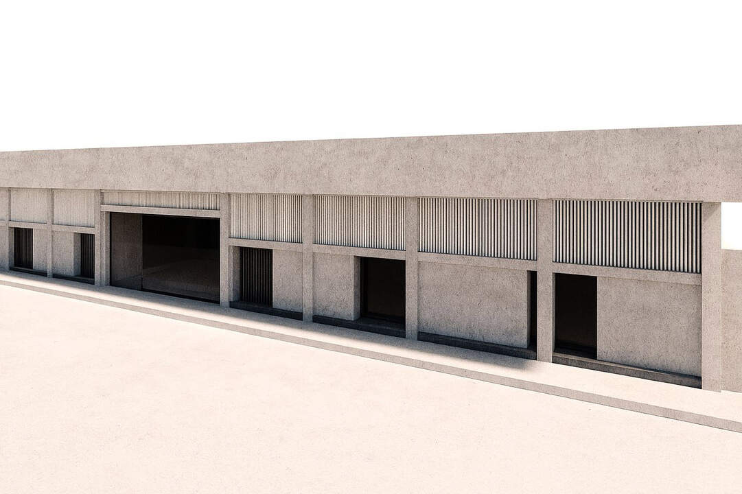 Aspecto exterior de cómo quedará el edificio de vestuarios