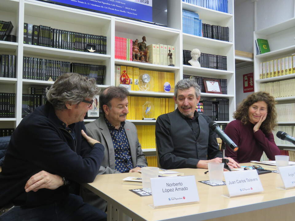 Norberto López Amado; Juan Carlos Talavera; Ángel Solo y Blanca Rivera