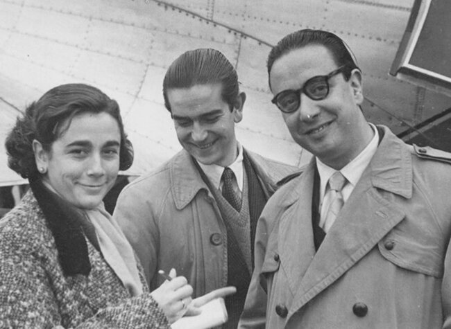 Carmen Martín Gaite; Ignacio Aldecoa y Alfonso Sastre