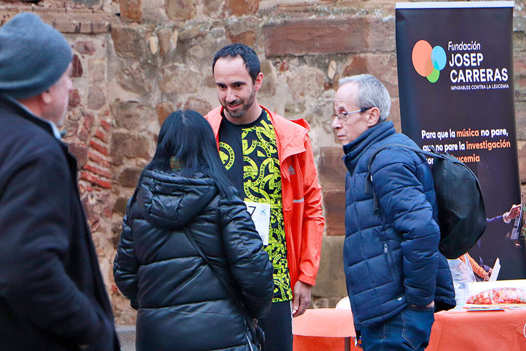 Manu García, charlando antes de la prueba