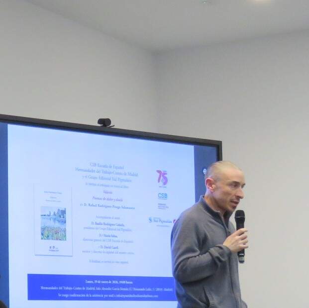 José Ángel Diaz, docente del mismo (CSB) Escuela de Español