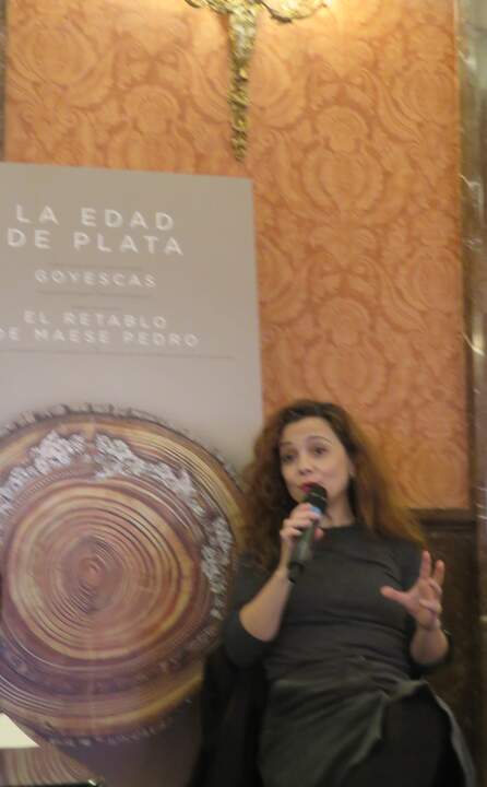 La responsable de Coreografía, Olga Pericet
