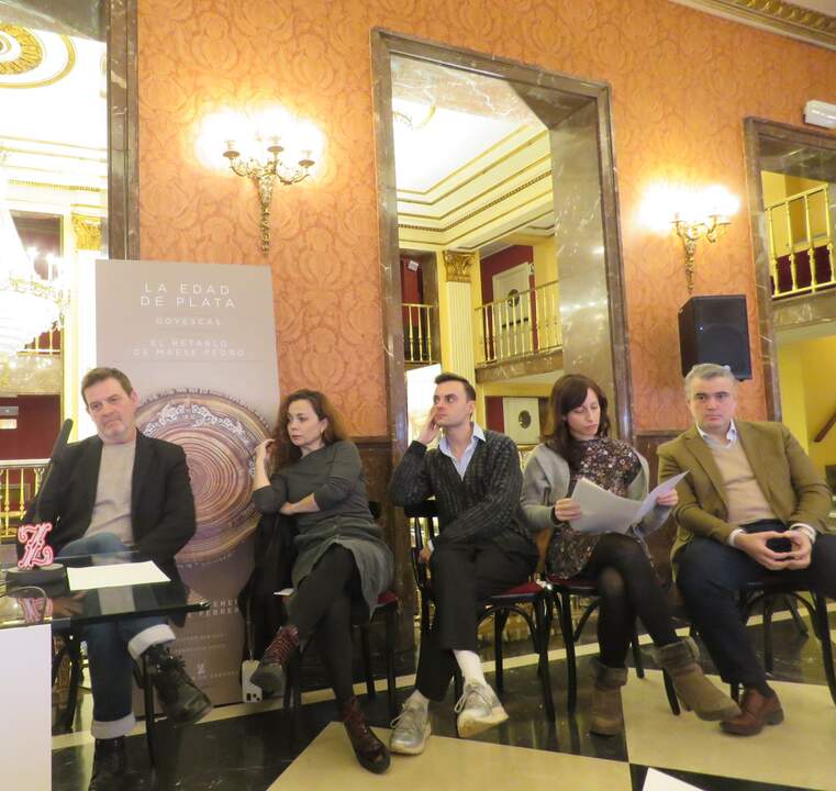Álvaro Albiach; Olga Pericet; Pablo García López; 
Lidia Vinyes- Curtis y Gerardo Gullón
