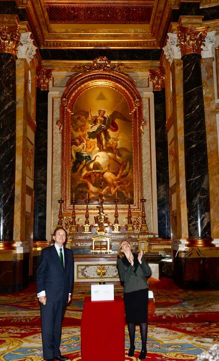 Los presidentes de Patrimonio Nacional y de la Fundación Iberdrola España, Ana de la Cueva y Jaime Alfonsín