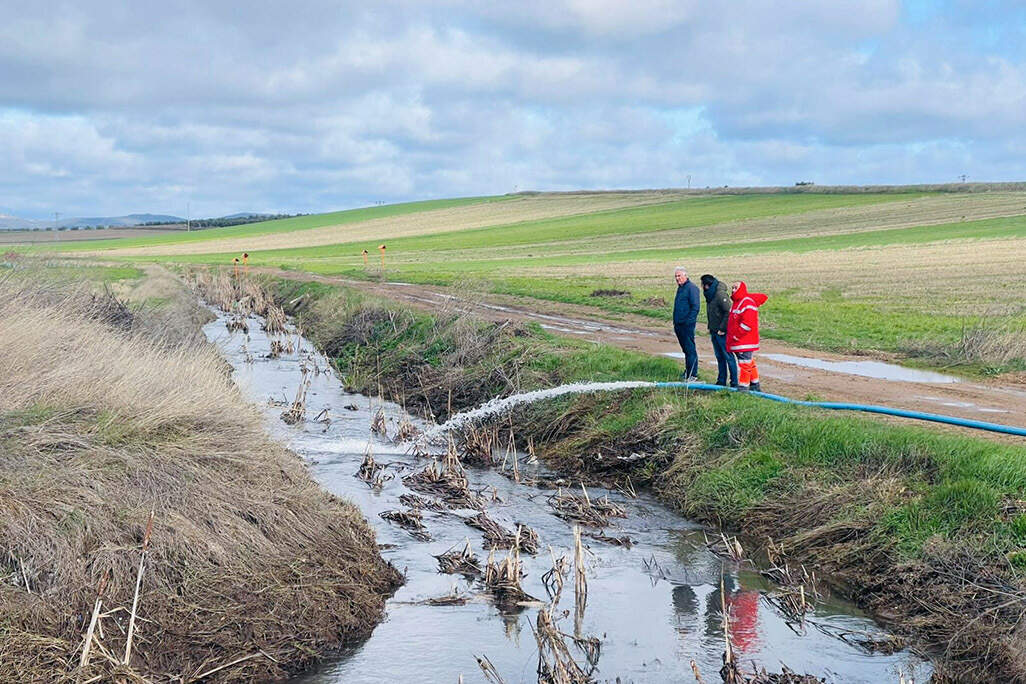 El caudal retirado se ha ido despejando hacia el cauce del arroyo Lino
