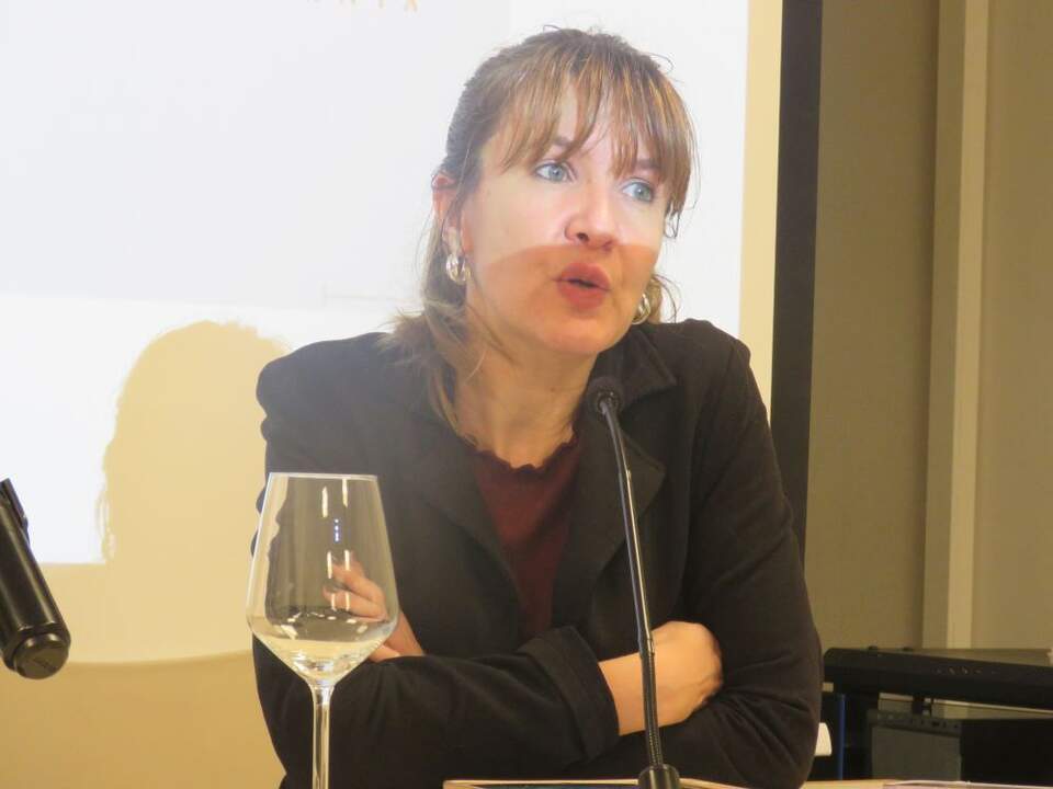 Giulia Quaggio, de la Universidad Complutense de Madrid (UCM), coordinadora del Ciclo “La descolonización ibérica en África: cultura, sociedad y política”