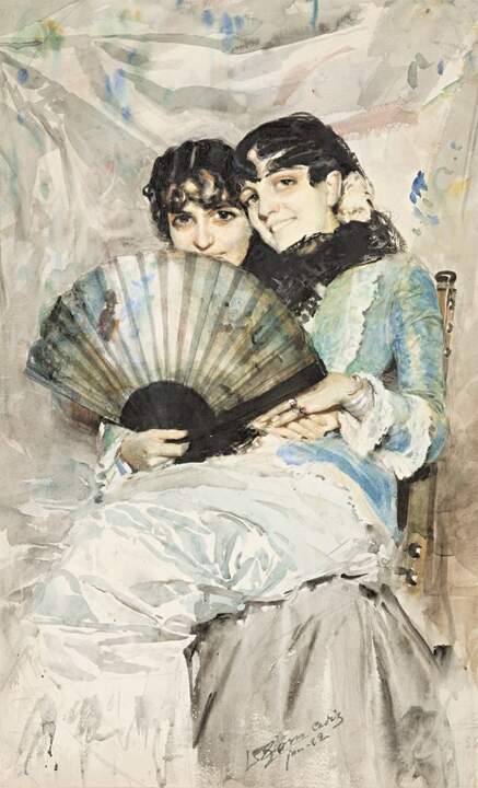 Anders Zorn. Las primas, 1882
