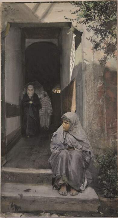 Anders Zorn. En el palacio de Topkapi, 1885