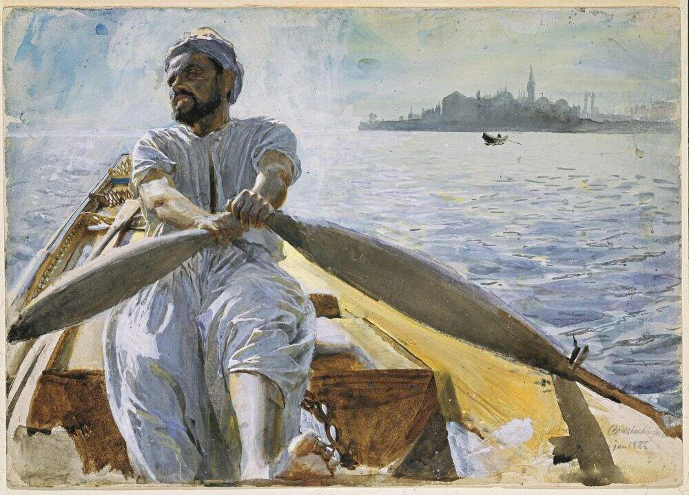 Anders Zorn. Remero turco, 1886
