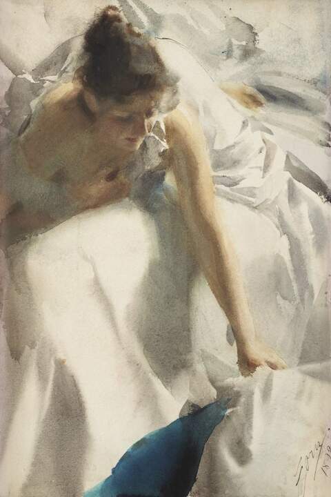 Anders Zorn. Despertar en el bulevar Clichy, 1892