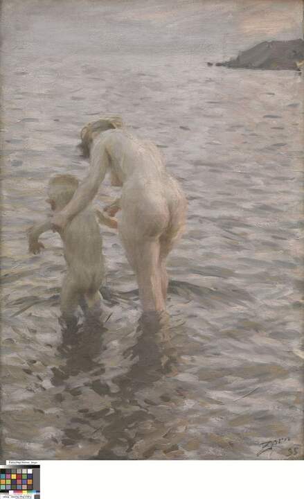 Anders Zorn. La primera vez (Con mamá), 1895