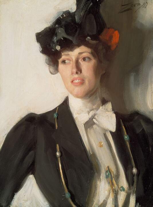 Anders Zorn. Martha Dana (después Mrs. William R. Mercer), 1899