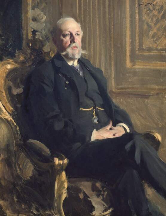 Anders Zorn. Óscar II, 1898