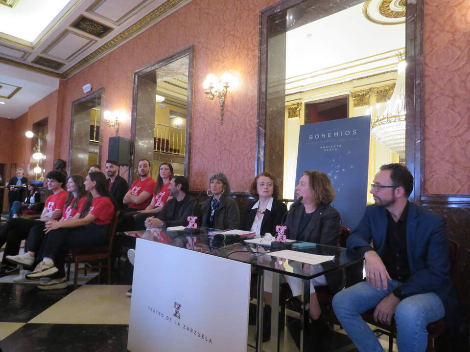Asistieron parte de los componentes del elenco