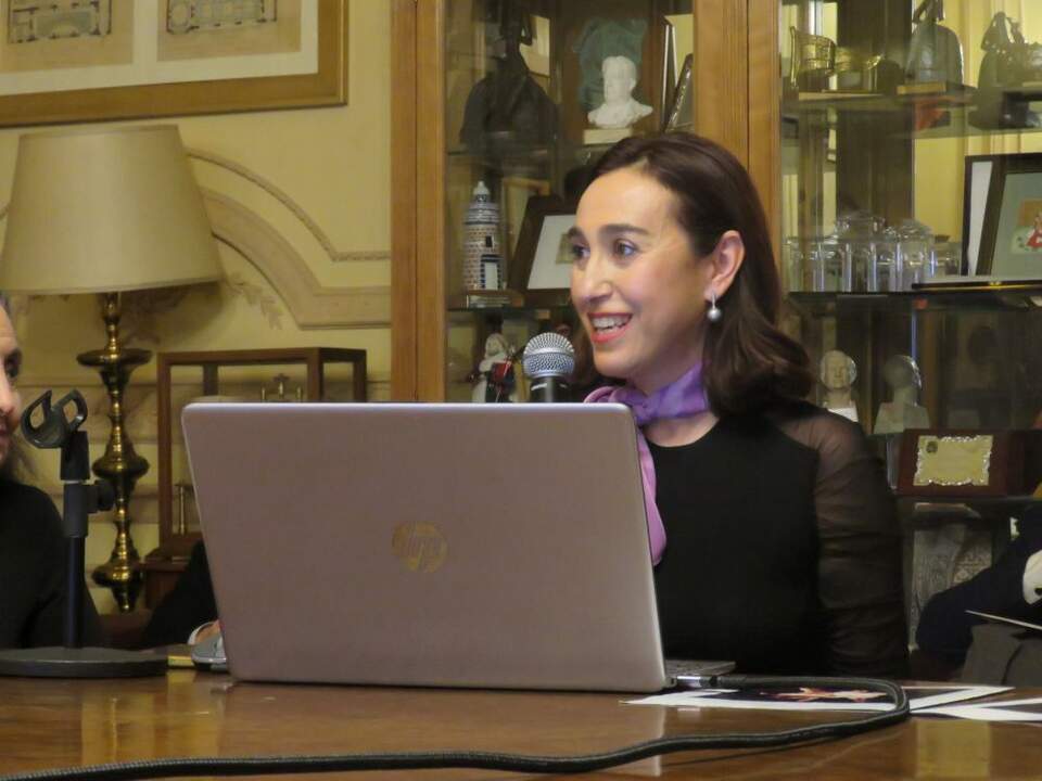 Eva López Crevillén, protagonista de los Encuentros de Teatro y Danza, en el Real Casino de Madrid