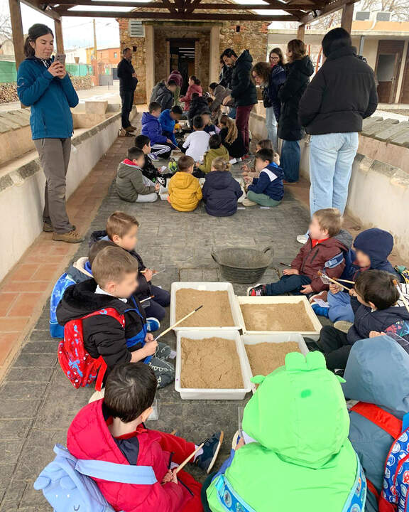 Durante el taller realizado en los lavaderos torteños