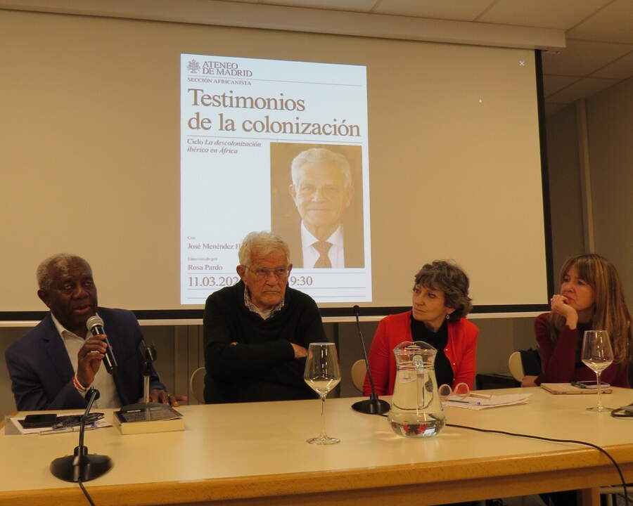 Anacleto Bokesa Camó, José Menendez Hernández, Rosa María Pardo Sanz y Giulia Quaggio