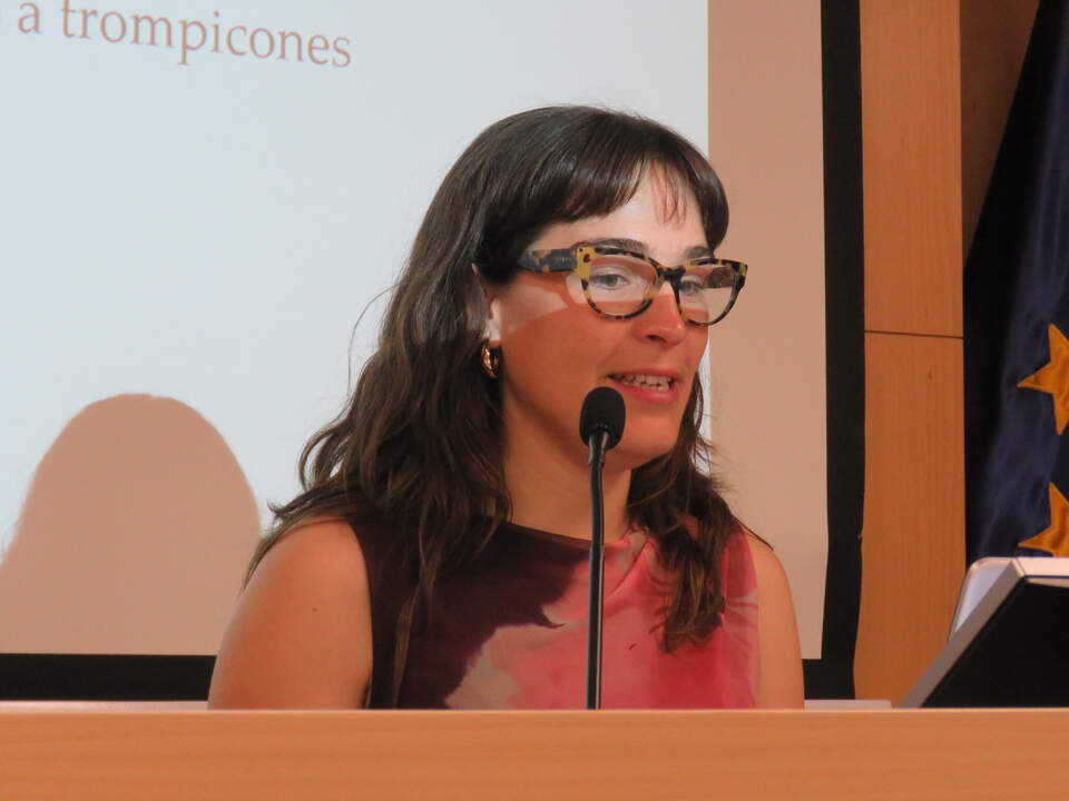 La Catedrática de Filosofía del Derecho, Cristina Hermida del Llano que coordina y dirige el ciclo Mujeres con alma española e iberoamericana