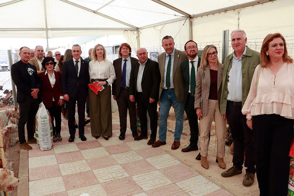 En la carpa que concentra a numerosas rehalas