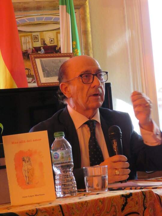 El autor, Juan López Martínez, Consiliario de Educación y Cultura del Ateneo de Madrid