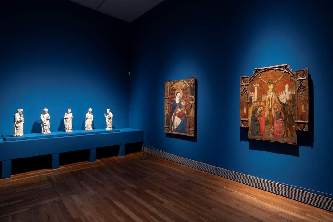 Imagen de las salas de la exposición “A la manera de Italia”. Museo Nacional del Prado