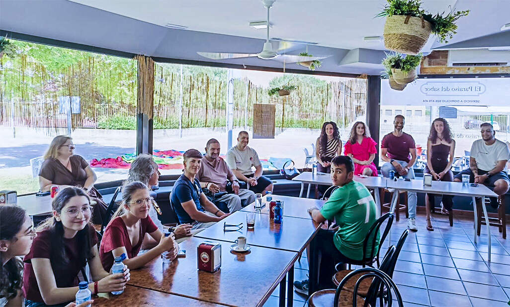 Un momento del encuentro celebrado en 'El Paraíso del Sabor'