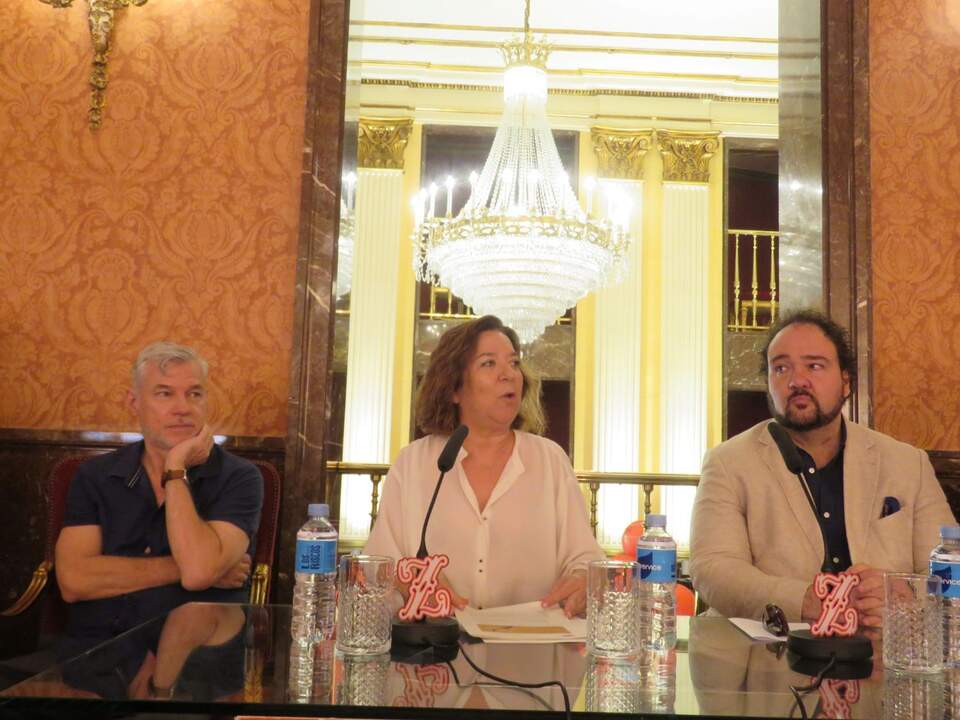 Christof Loy, Isamay Benavente y José Miguel Pérez-Sierra
