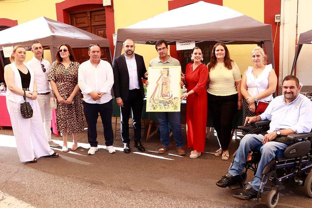 Recuerdo de la patrona de Granátula de Calatrava que queda en Argamasilla