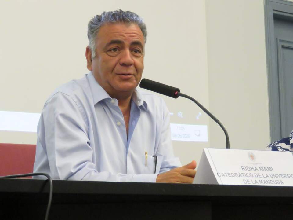 Ridha Mami, catedrático de la Universidad de La Maneaba y presidente de la Asociación de Hispanistas Tunecinos