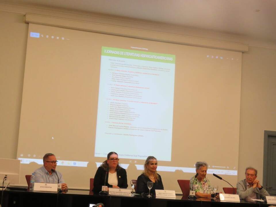 Jesús Benitez, Beatriz Saavedra, Nery Santos Gómez, Begoña Igelmo y José Luis Marín Aranda