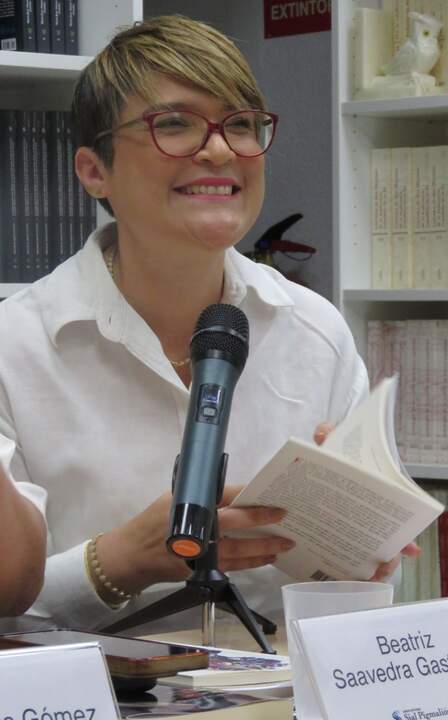 Marisol Esteban Repiso, de España; Nery Santos, de Venezuela y Beatriz Saavedra Gástelum, de México