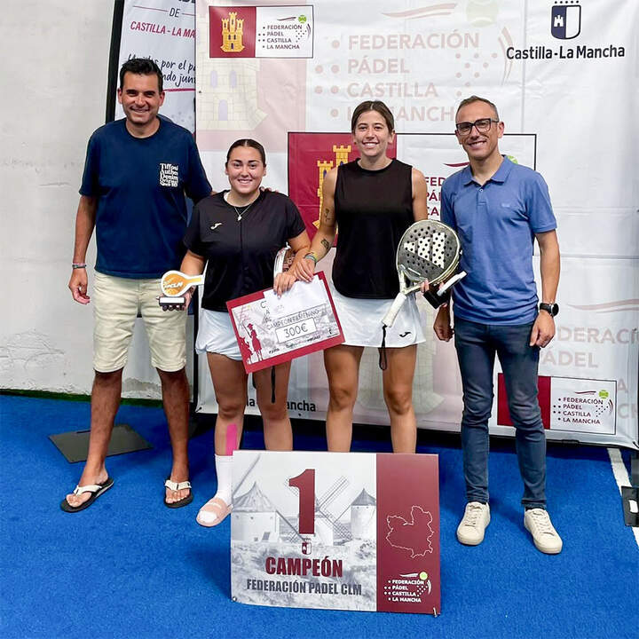 Claudia Trapero, campeona regional junto a su pareja Virginia León
