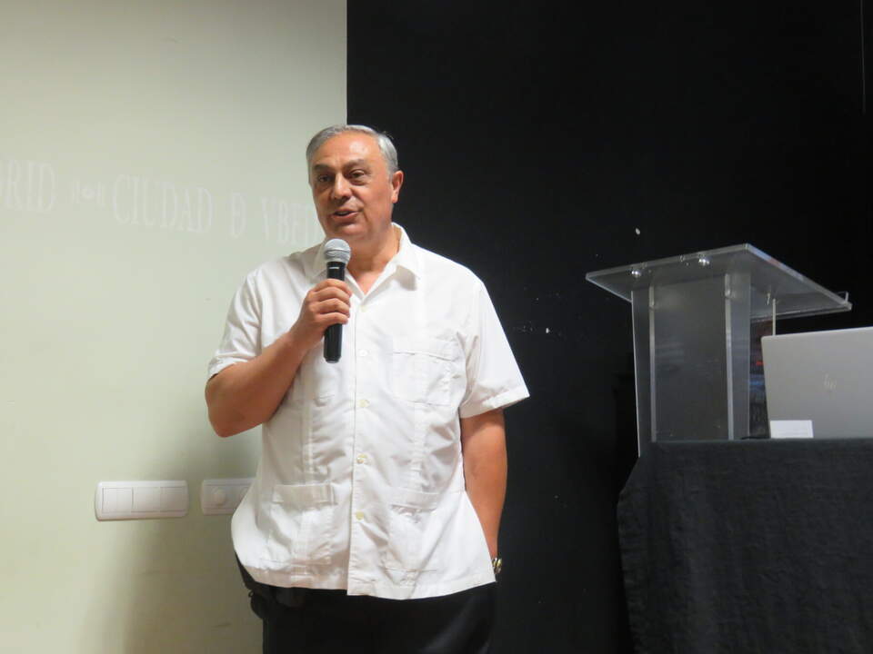 José Antonio García Regueiro, presidente de la Agrupación Agustín Arguelles