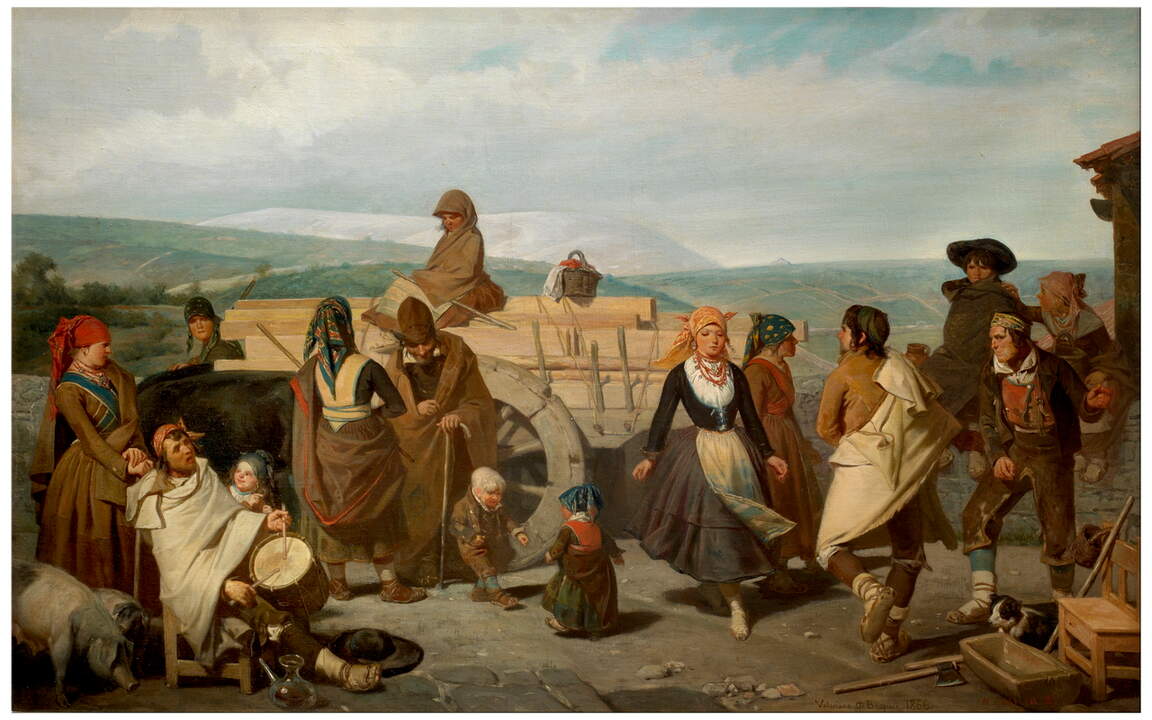 El baile. Costumbres populares de la provincia de Soria, 1866