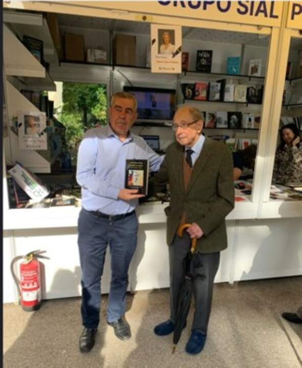En la Feria del Libro de Madrid. Junio de 2023