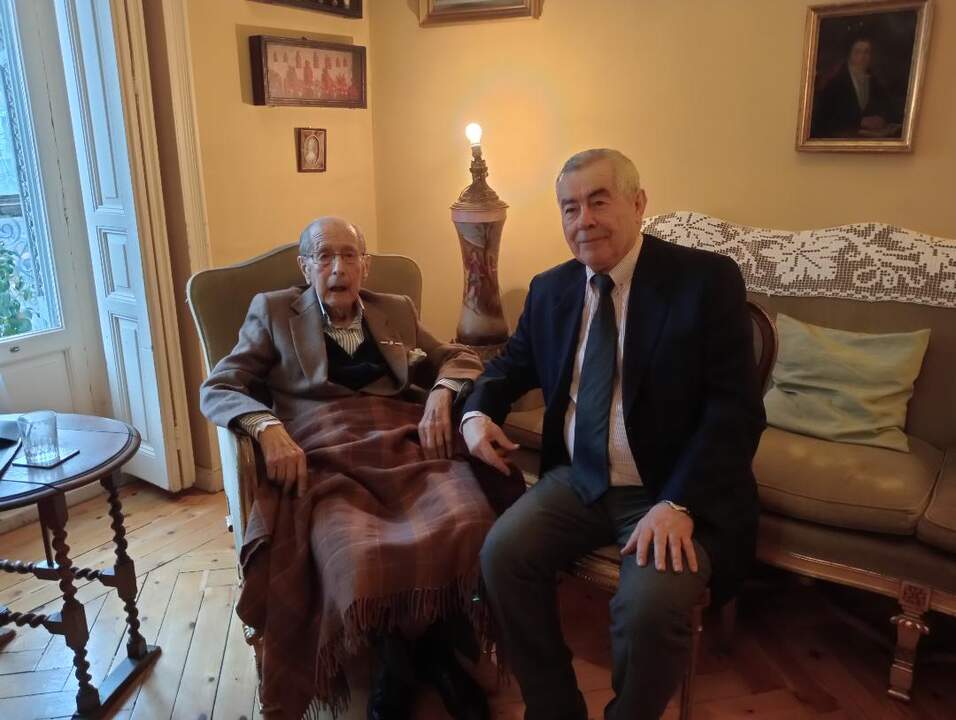 Nuestro último encuentro, unos días antes de su 103 cumpleaños